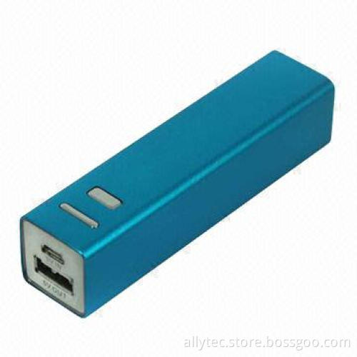 2,200mAh Power Bank for Smartphones and iPhone, with LED Light and 4 Power Indicator